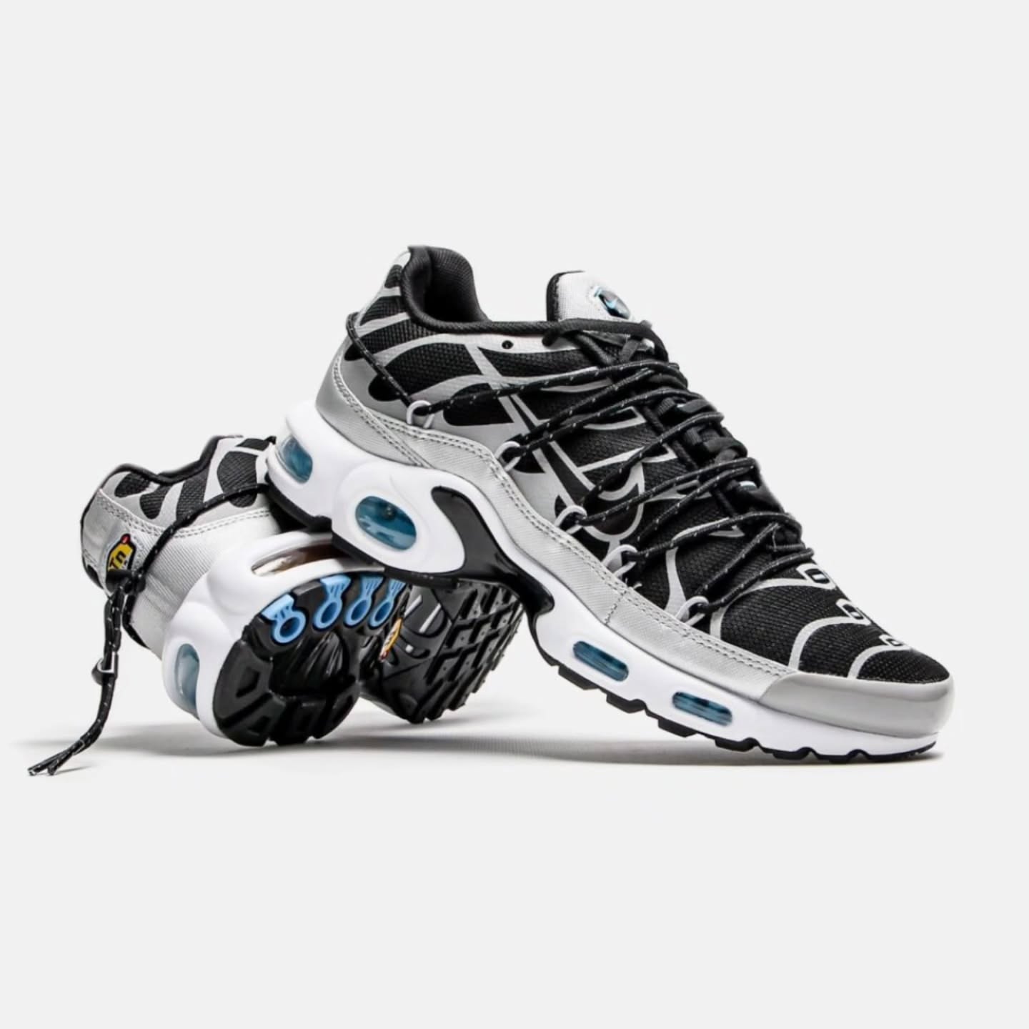 Nike Air Max TN Plus Utility Black / White - Metallic Silver