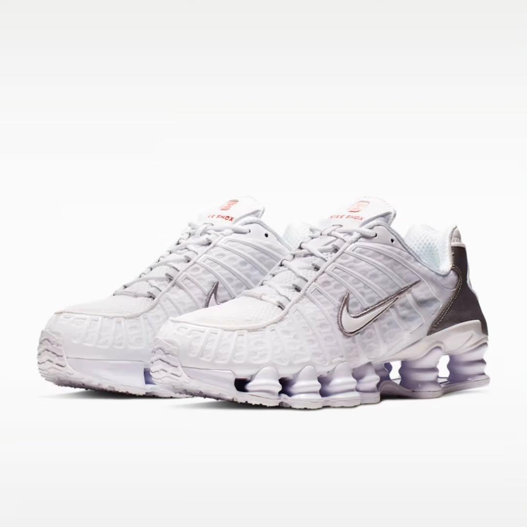 Nike Shox TL "White Metallic Silver"
